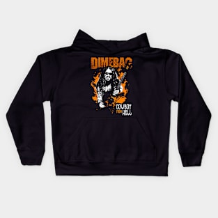 Dimebag Cowboy From Hell Kids Hoodie